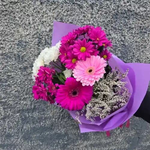 пъстър букет