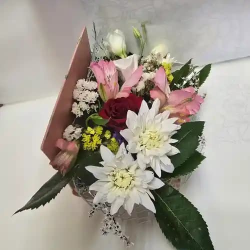 букет в книга