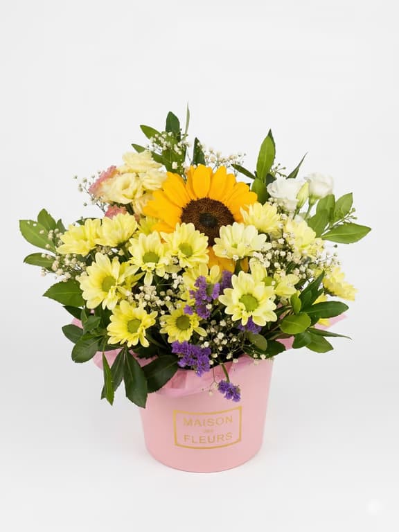 кутия с цветя