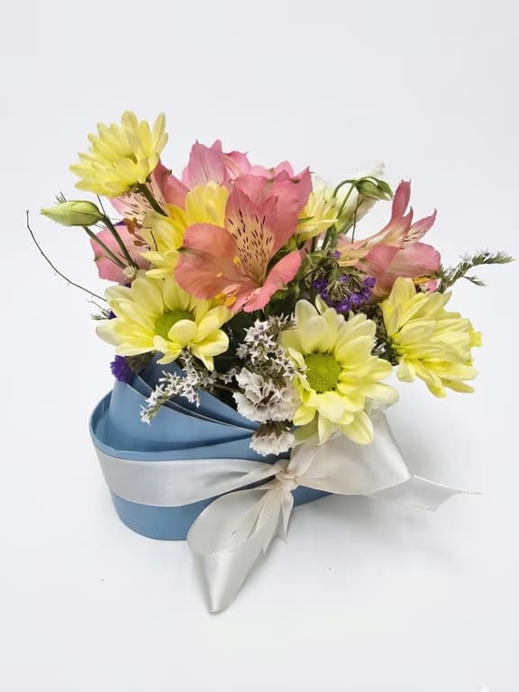 Цветя в бебешка количка