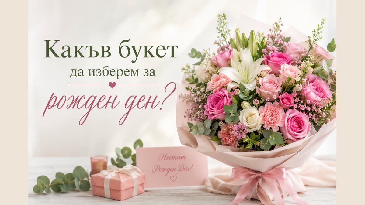 избери букет за рожден ден