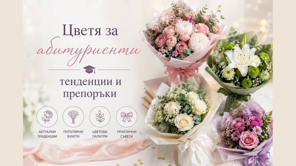 изберете цветя за абитуриент