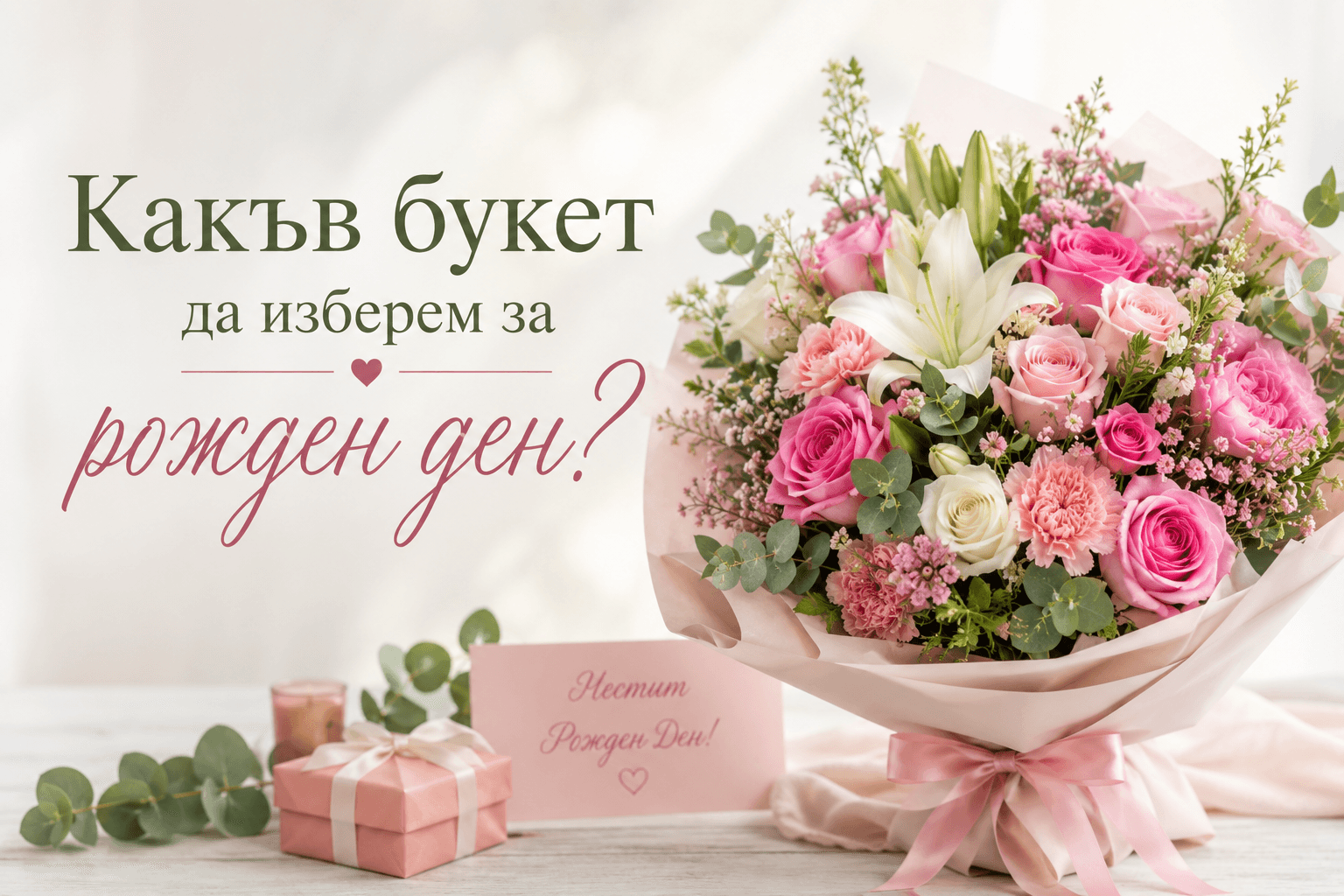 избери букет за рожден ден
