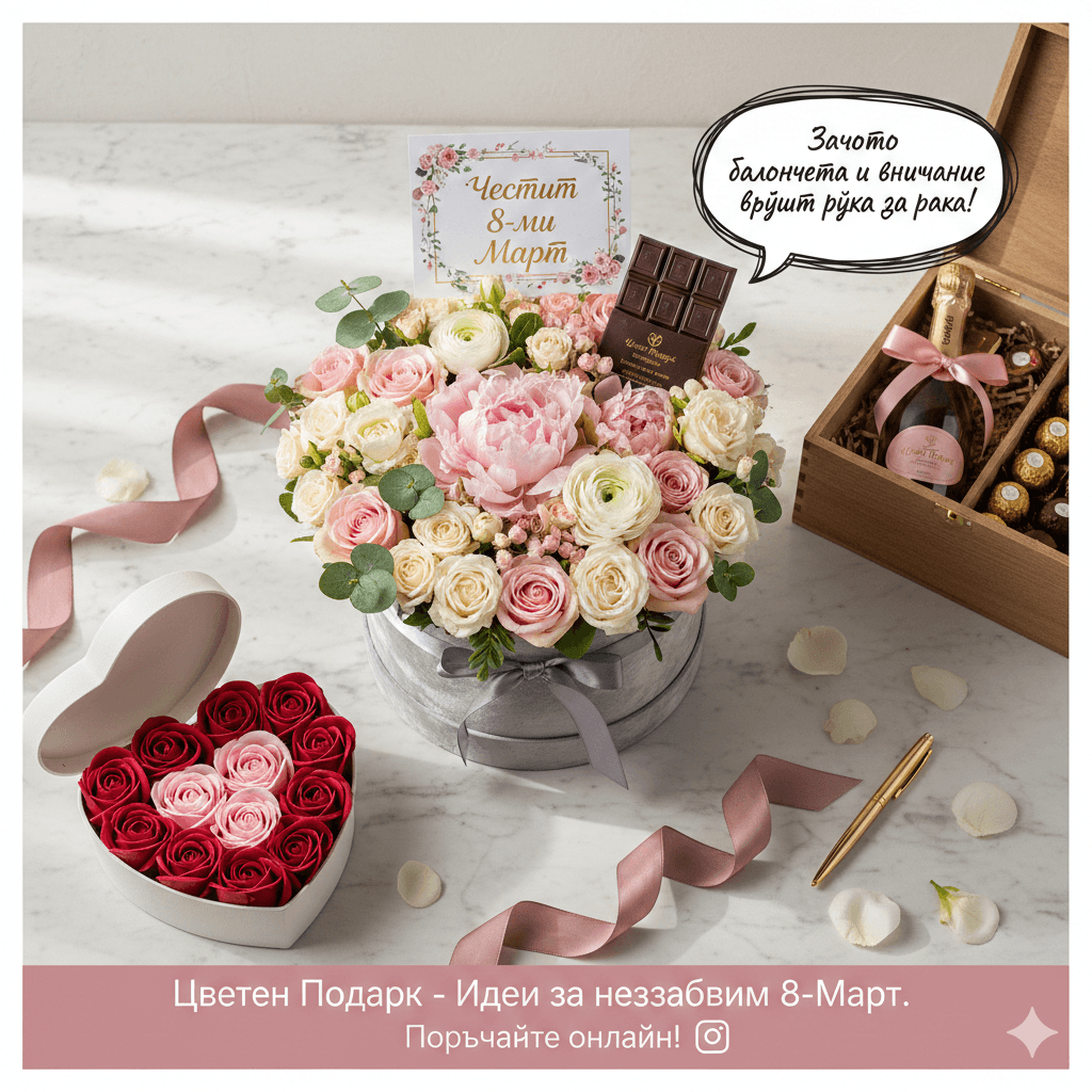 идеи за подарък за 8ми март