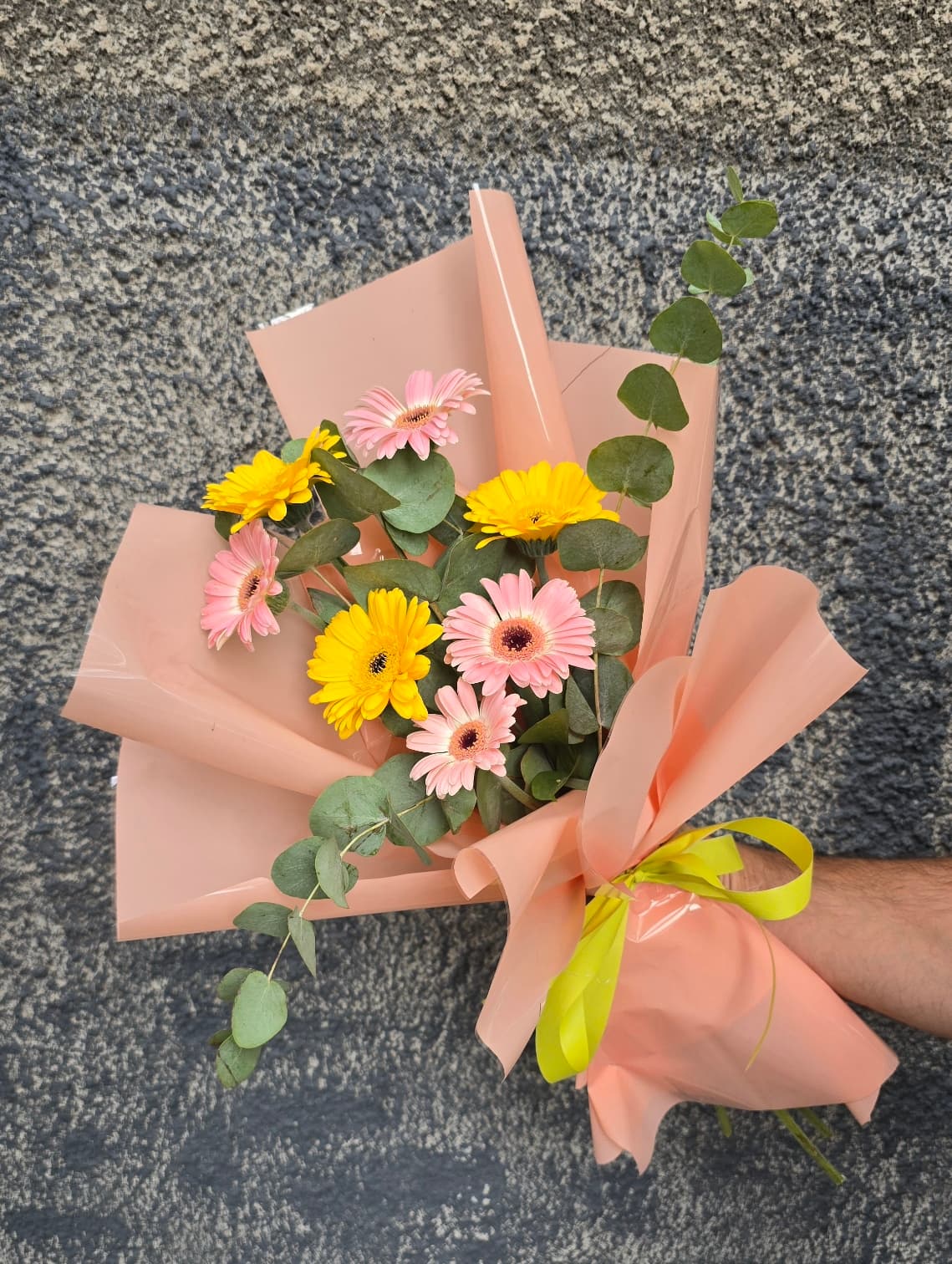 Букет мини гербери