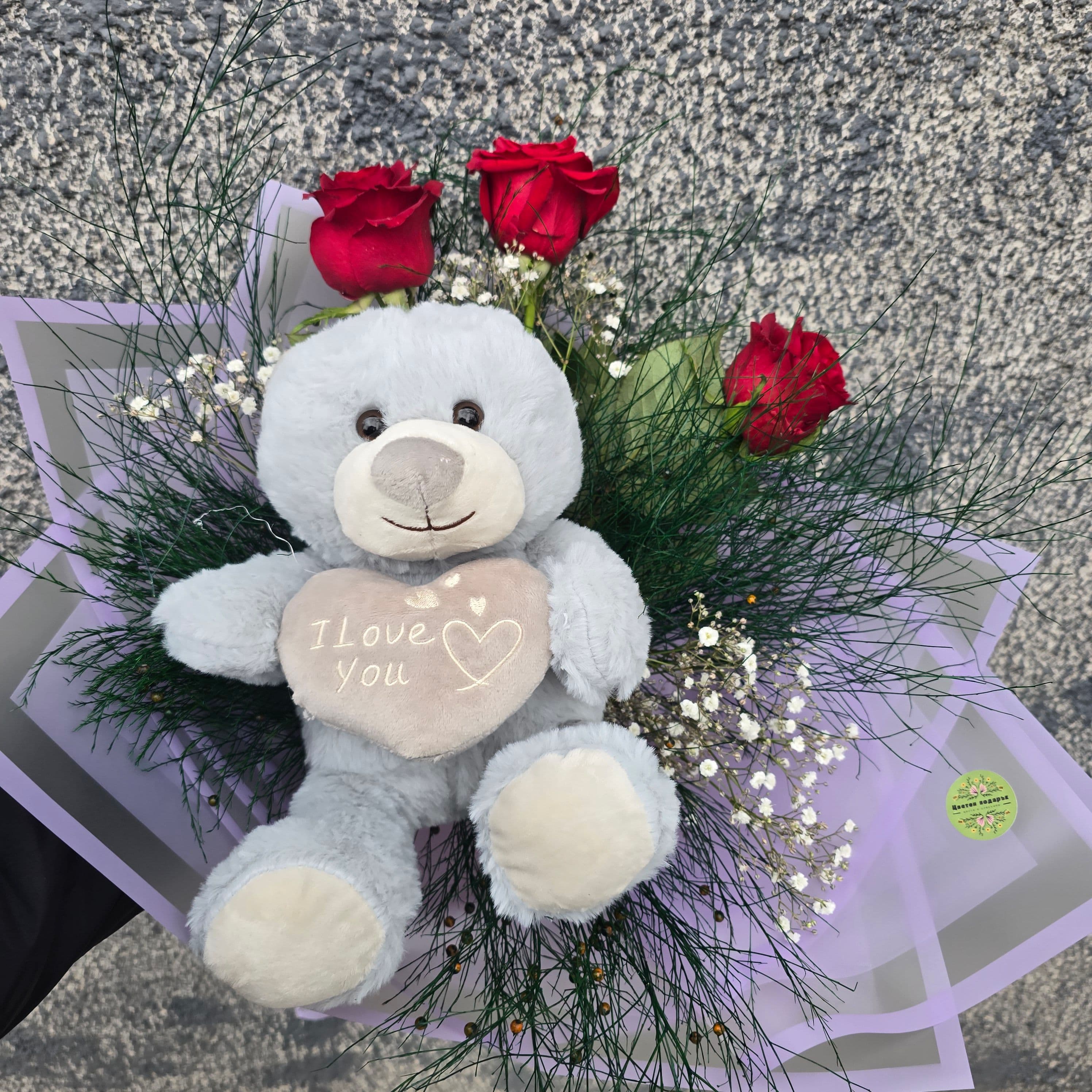 Букет с мече