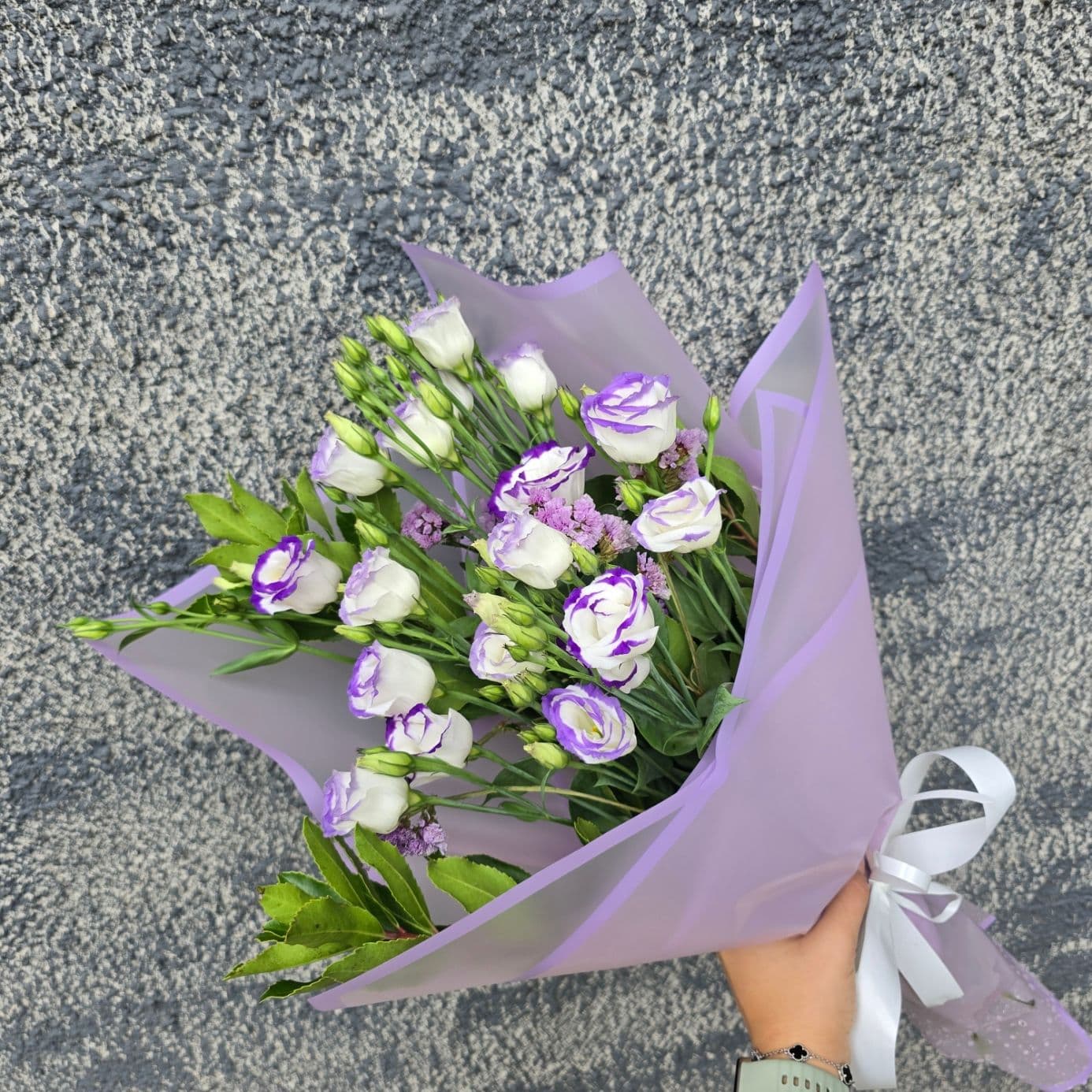 букет лилава грация